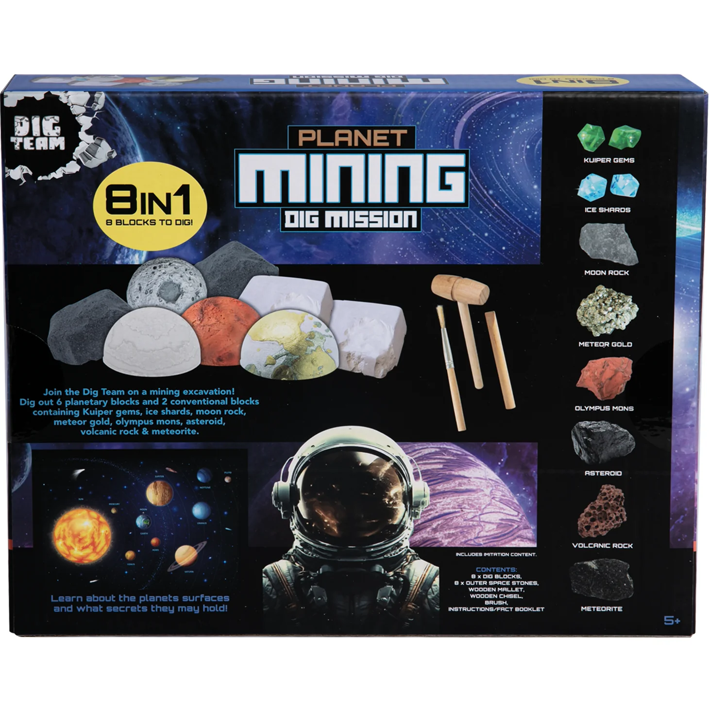 8 IN 1 EXPLORE SPACE EXCAVATION KIT - Image 4
