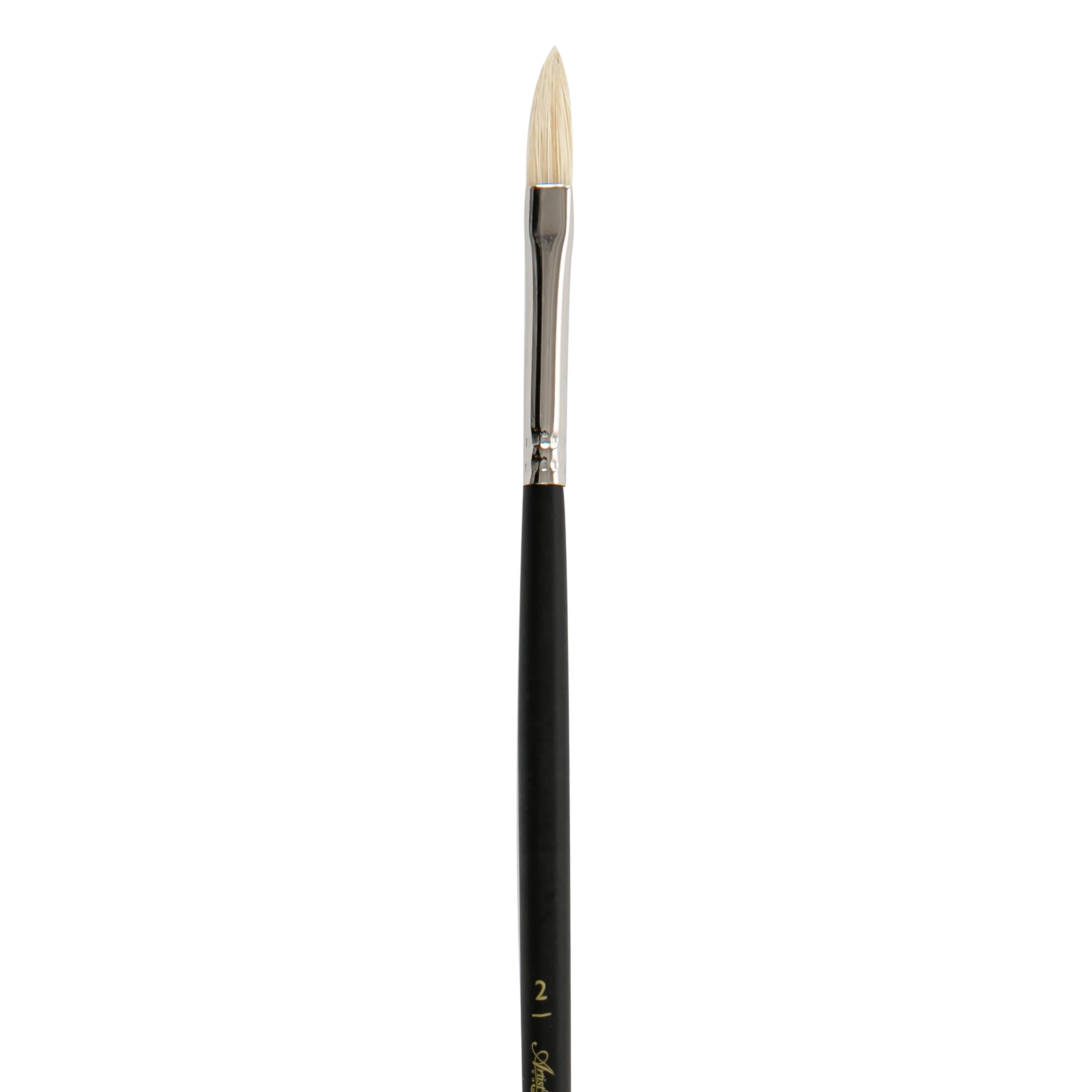 Artist First Choice Brush Interlock Hog Hair Filbert Size 2 - Image 3
