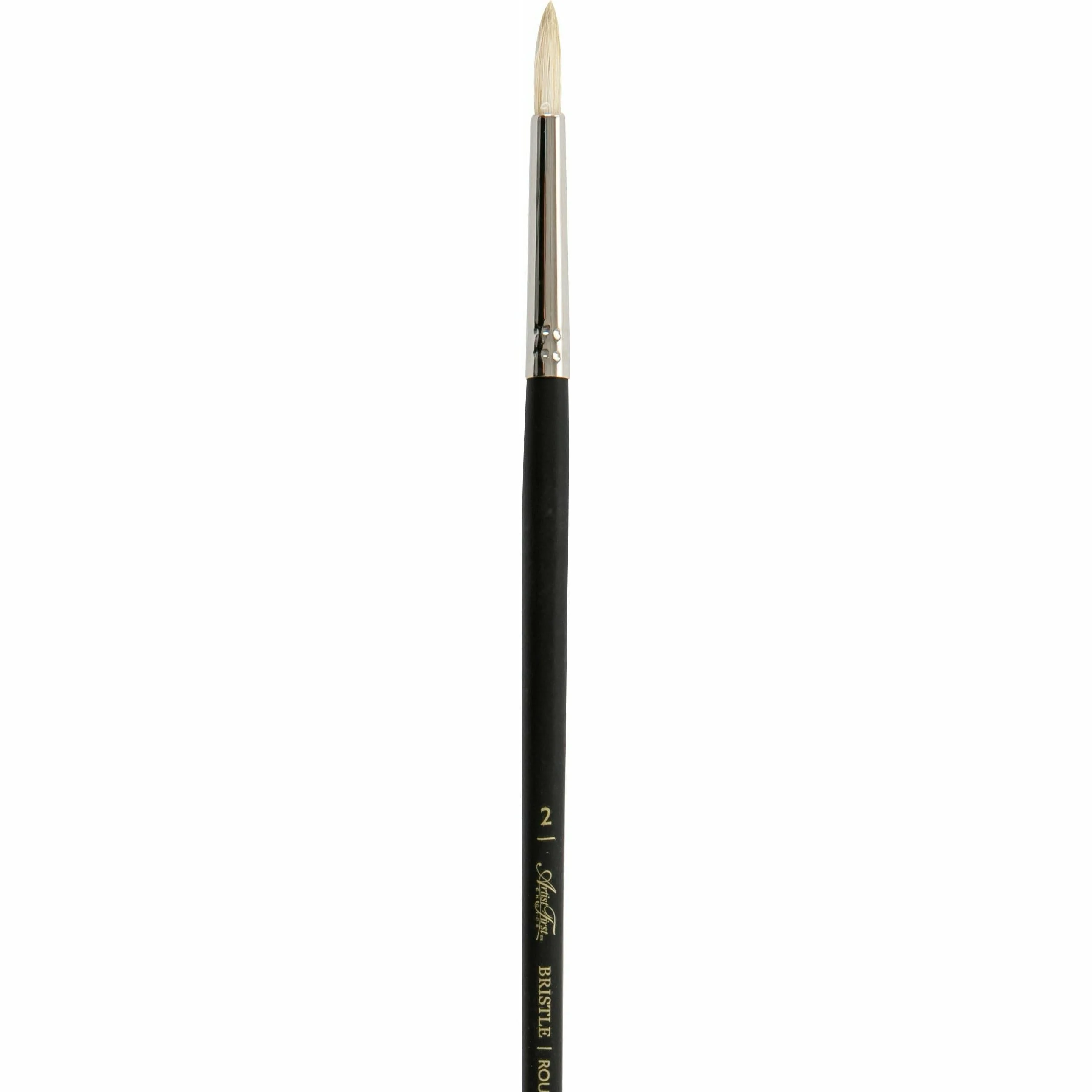 Artist First Choice Brush Interlock Hog Hair Round Size 2 - Image 3