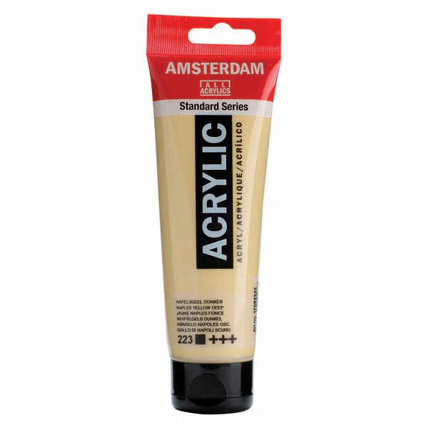 Amsterdam Acrylic Paint, 120ml - 223 - Naples Ylw Dp