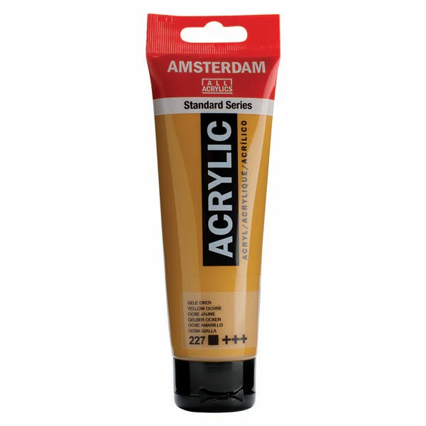 Amsterdam Acrylic Paint, 120ml - 227 - Yellow Ochre