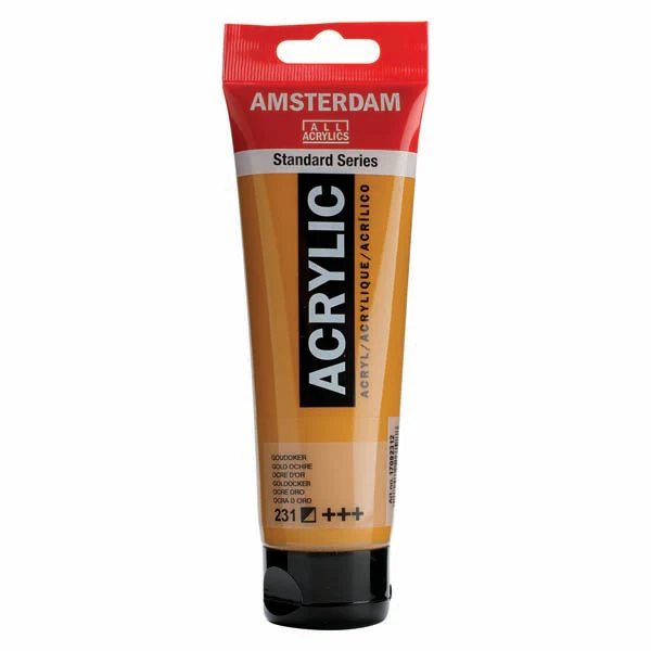 Amsterdam Acrylic Paint, 120ml - 231 - Gold Ochre