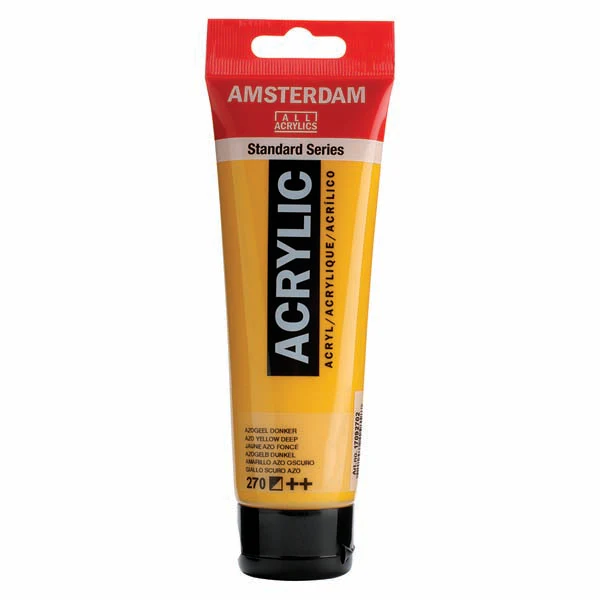 Amsterdam Acrylic Paint, 120ml - 270 - Azo Yellow Dp