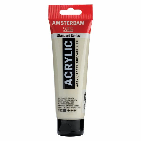 Amsterdam Acrylic Paint, 120ml - 282 - Napl.Ylw Green