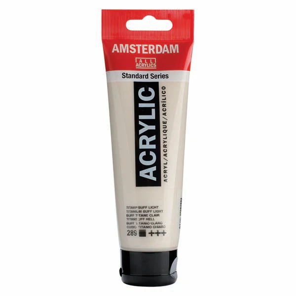 Amsterdam Acrylic Paint, 120ml - 289 - Titan.Buff Lt