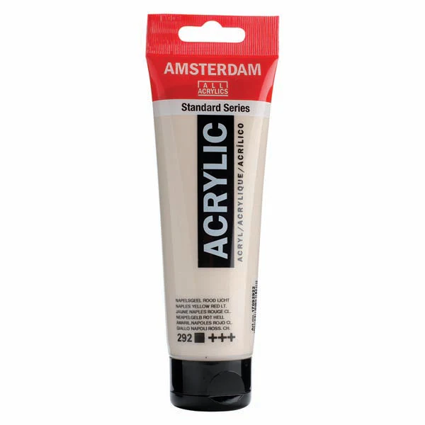 Amsterdam Acrylic Paint, 120ml - 292 - Napl.Ylw Rd Lt