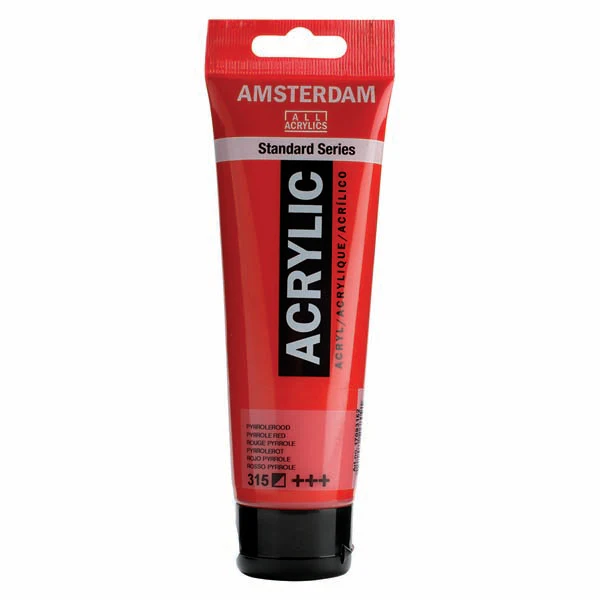 Amsterdam Acrylic Paint, 120ml - 315 - Pyrrole Red