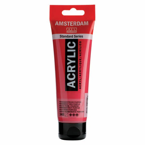 Amsterdam Acrylic Paint, 120ml - 348 - Perm.Red Purple