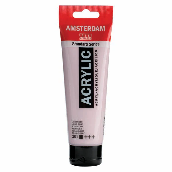 Amsterdam Acrylic Paint, 120ml - 361 - Light Rose