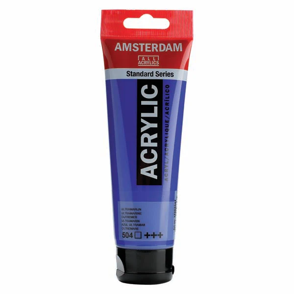 Amsterdam Acrylic Paint, 120ml - 504 - Ultramarine