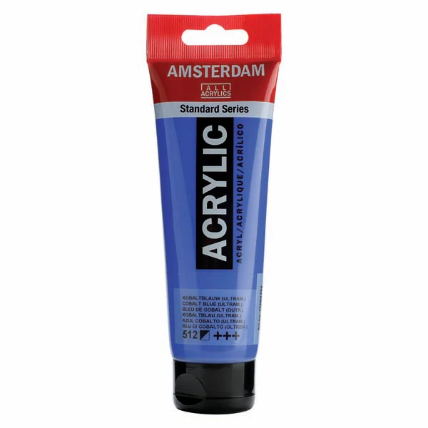 Amsterdam Acrylic Paint, 120ml - 512 - Cob.Blue Umar