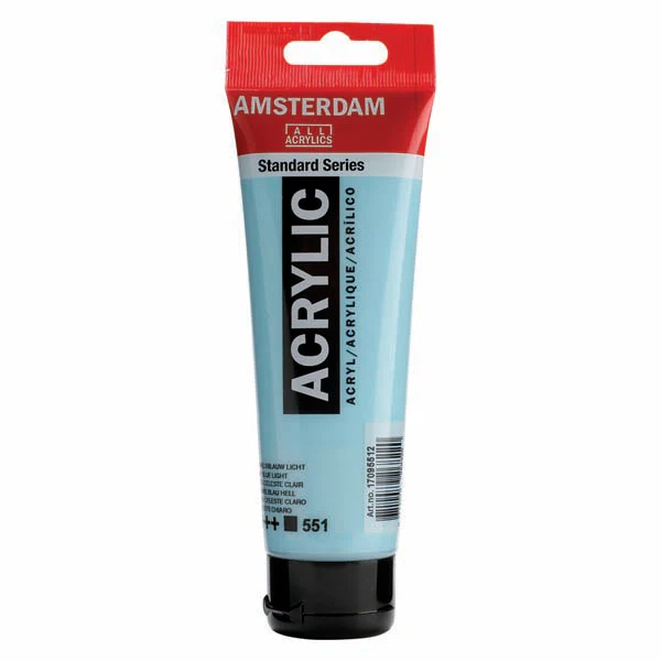 Amsterdam Acrylic Paint, 120ml - 551 - Sky Blue Lt