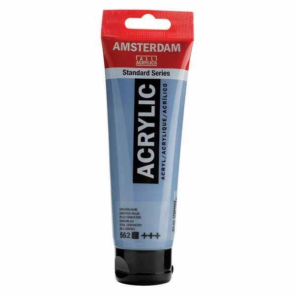 Amsterdam Acrylic Paint, 120ml - 562 - Greyish Blue