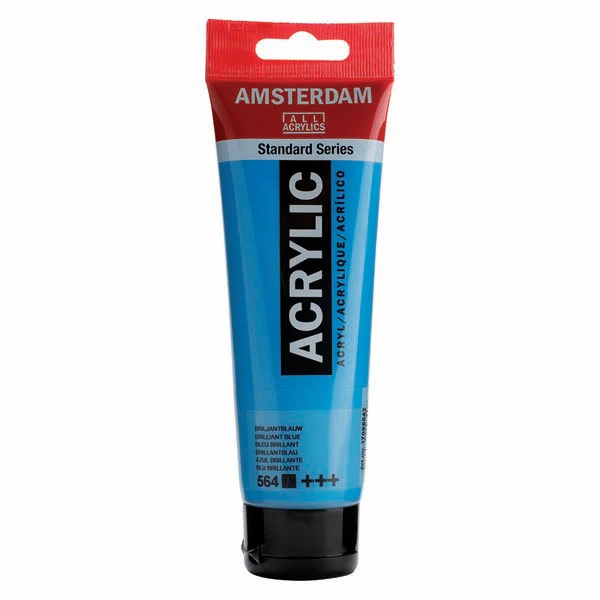 Amsterdam Acrylic Paint, 120ml - 564 - Brilliant Blue