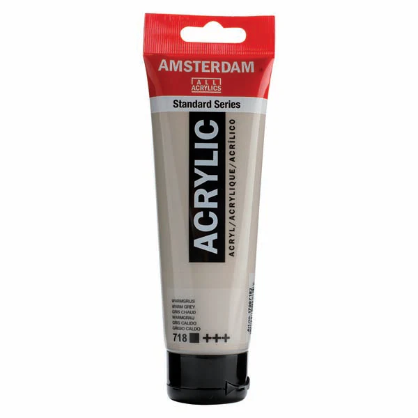 Amsterdam Acrylic Paint, 120ml - 718 - Warm Grey