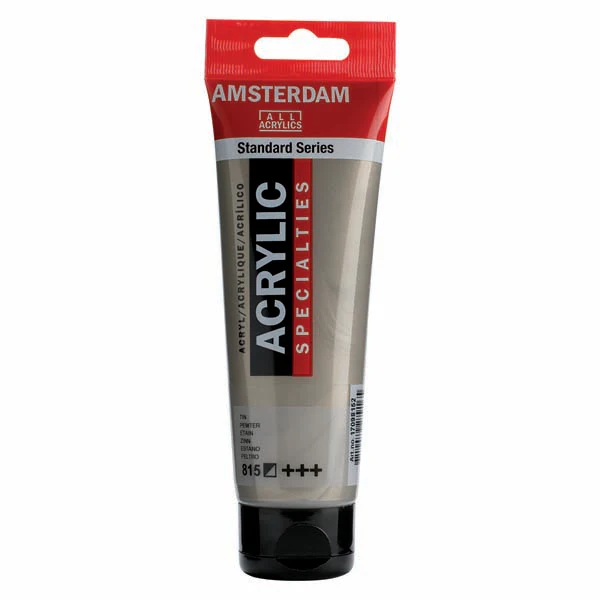 Amsterdam Acrylic Paint, 120ml - 815 - Pewter