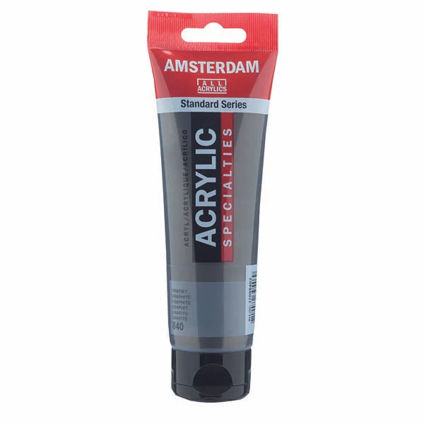 Amsterdam Acrylic Paint, 120ml - 840 - Graphite