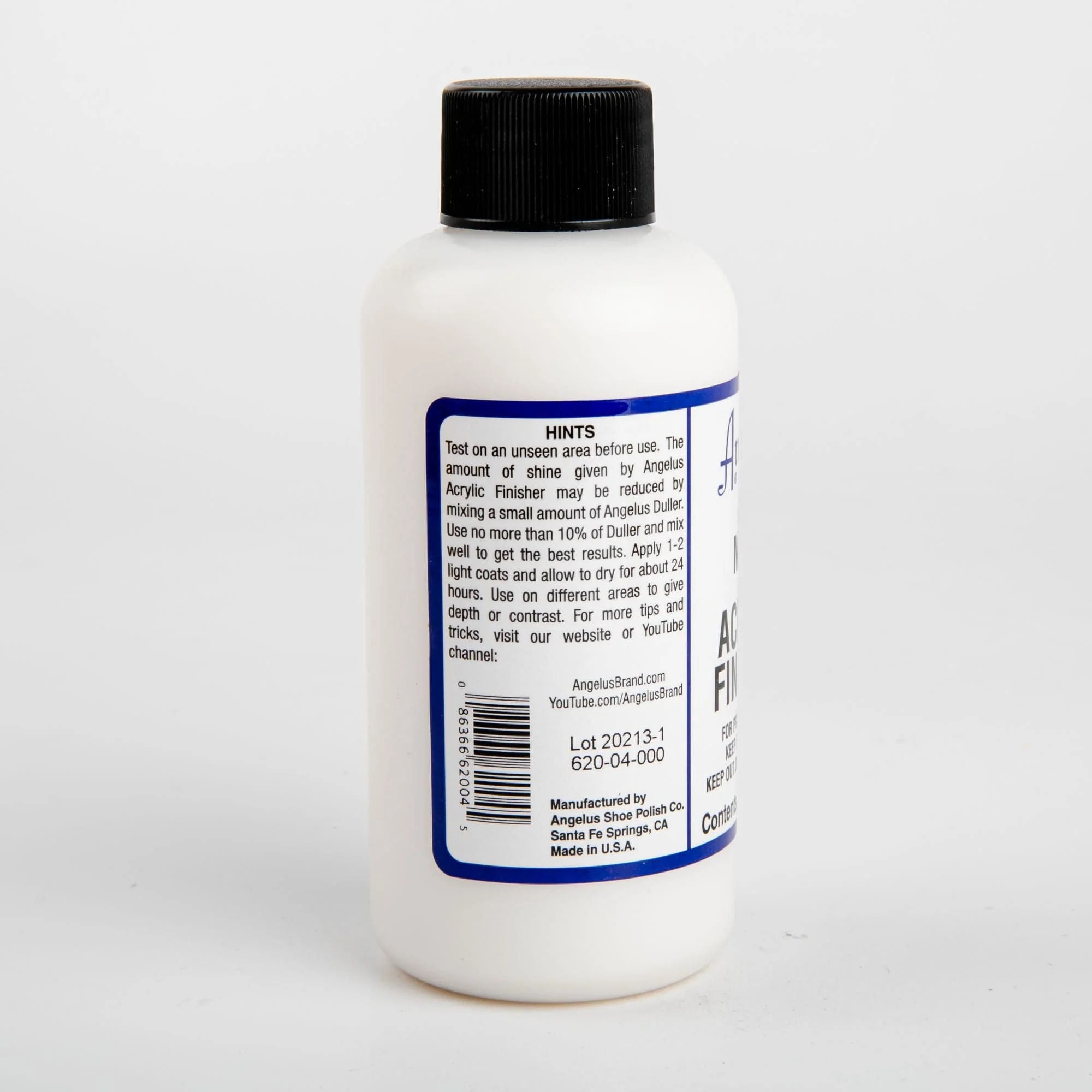 Angelus Acrylic Clear Finish Matt #620, 4 Oz (118Ml) - Image 2