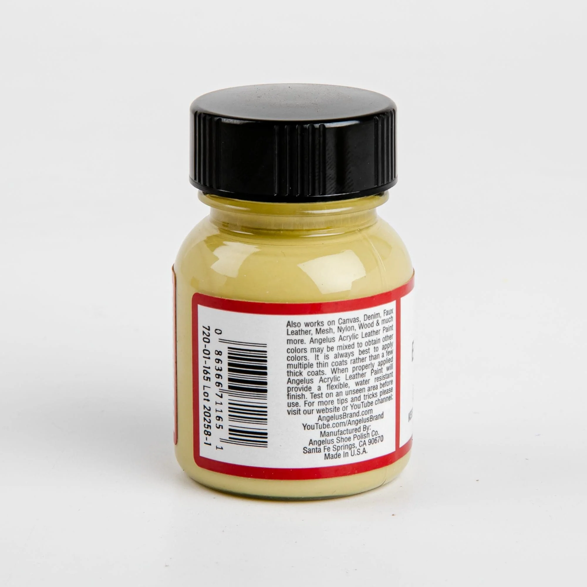 Angelus Acrylic Paint Beige Taupe #165 29Ml Use On Leather, Vinyl Or Fabric - Image 2