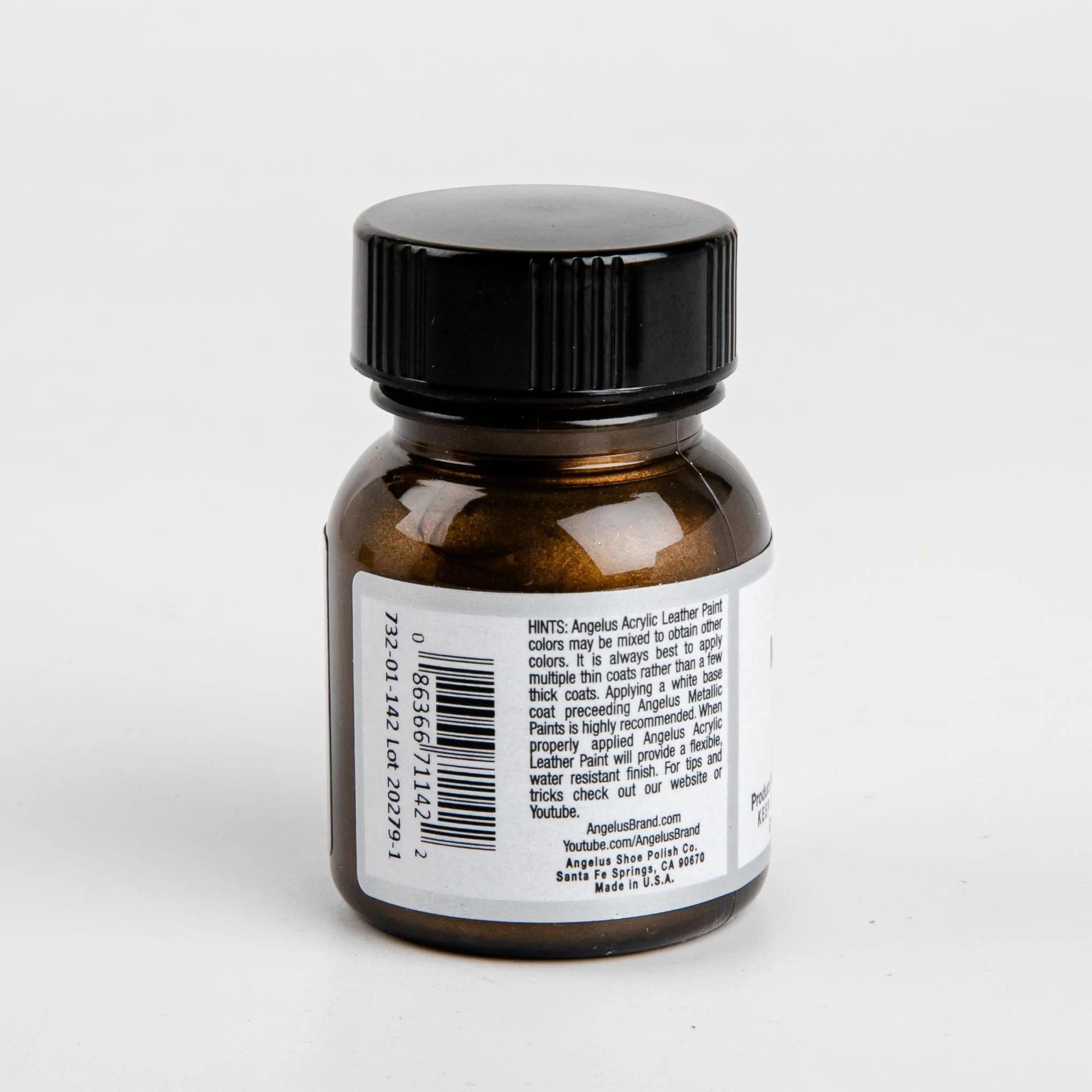 Angelus Acrylic Paint Bronze #142 29Ml Use On Leather, Vinyl Or Fabric - Image 2