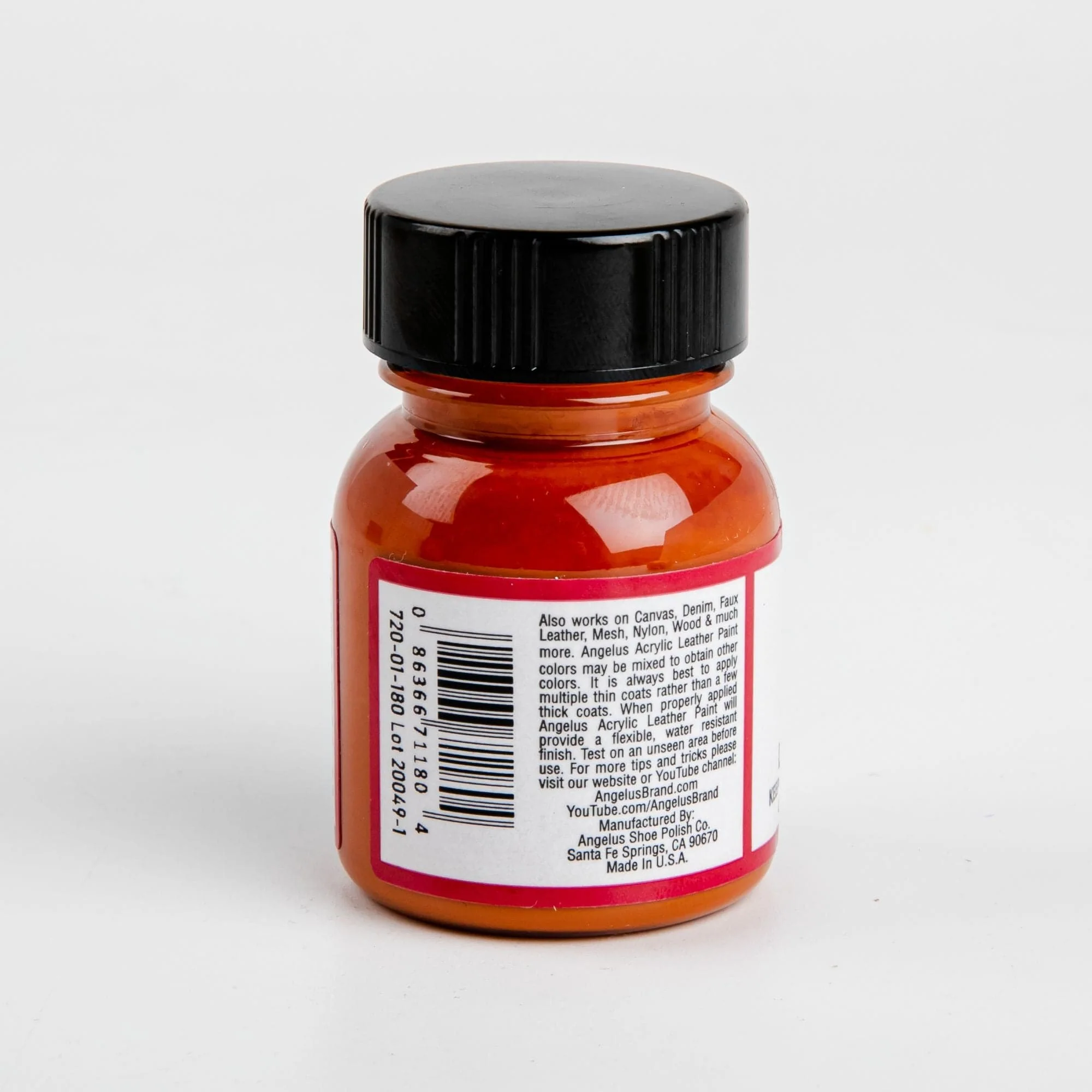 Angelus Acrylic Paint Cognac #180 29Ml Use On Leather, Vinyl Or Fabric - Image 2