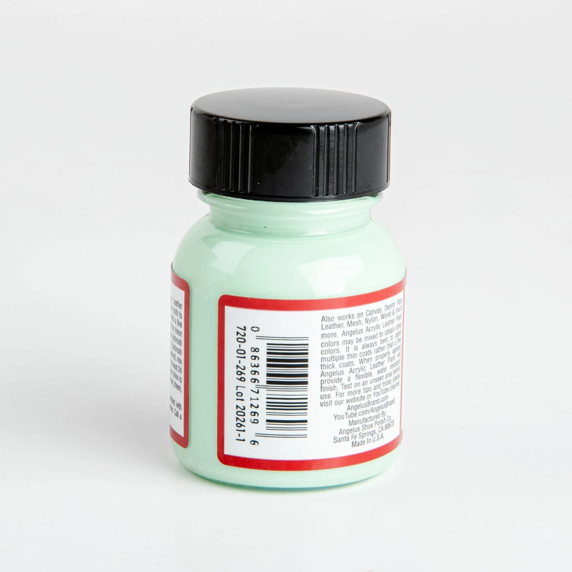 Angelus Acrylic Paint Mint Green #269 29Ml Use On Leather, Vinyl Or Fabric - Image 2