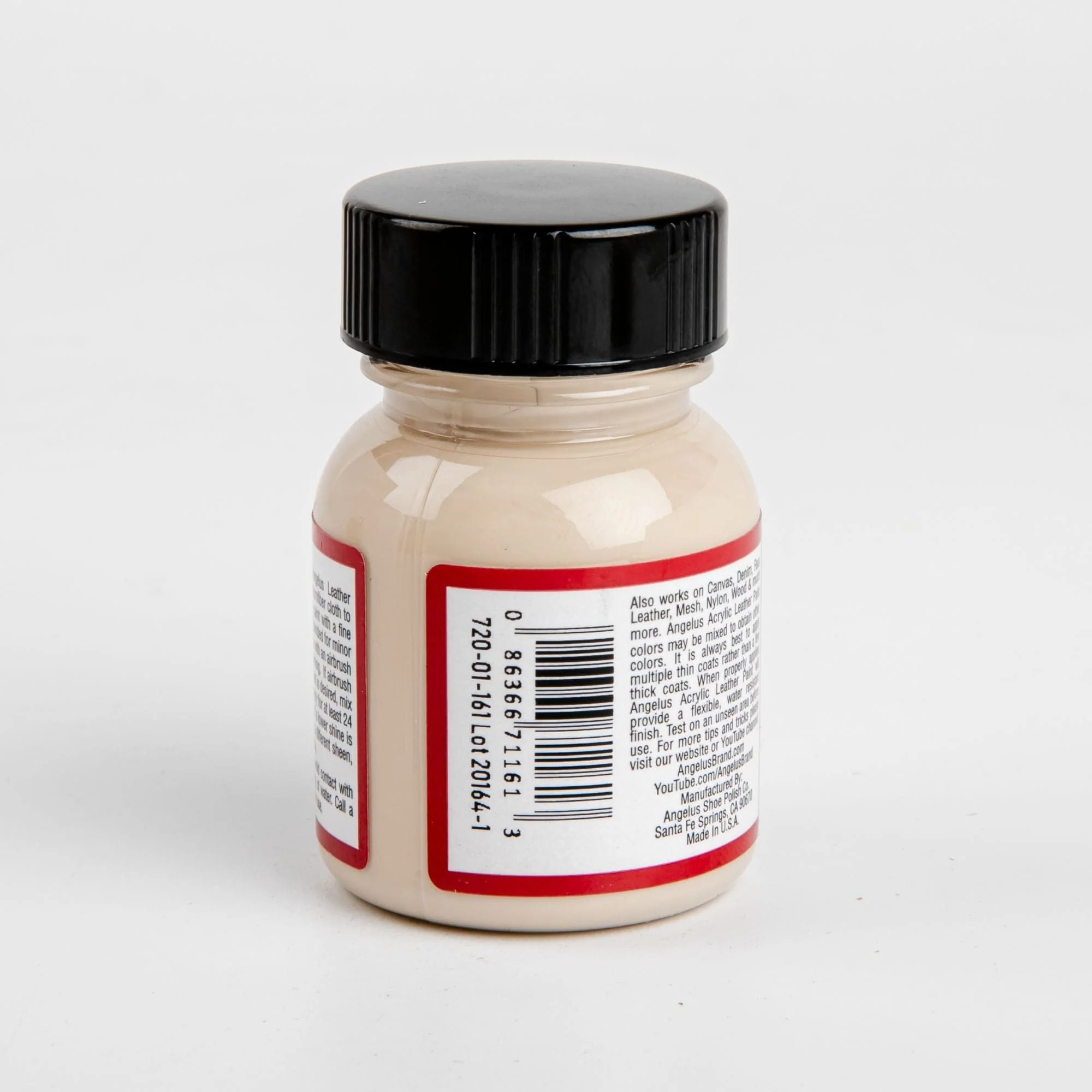 Angelus Acrylic Paint Natural #161 29Ml Use On Leather, Vinyl Or Fabric - Image 2