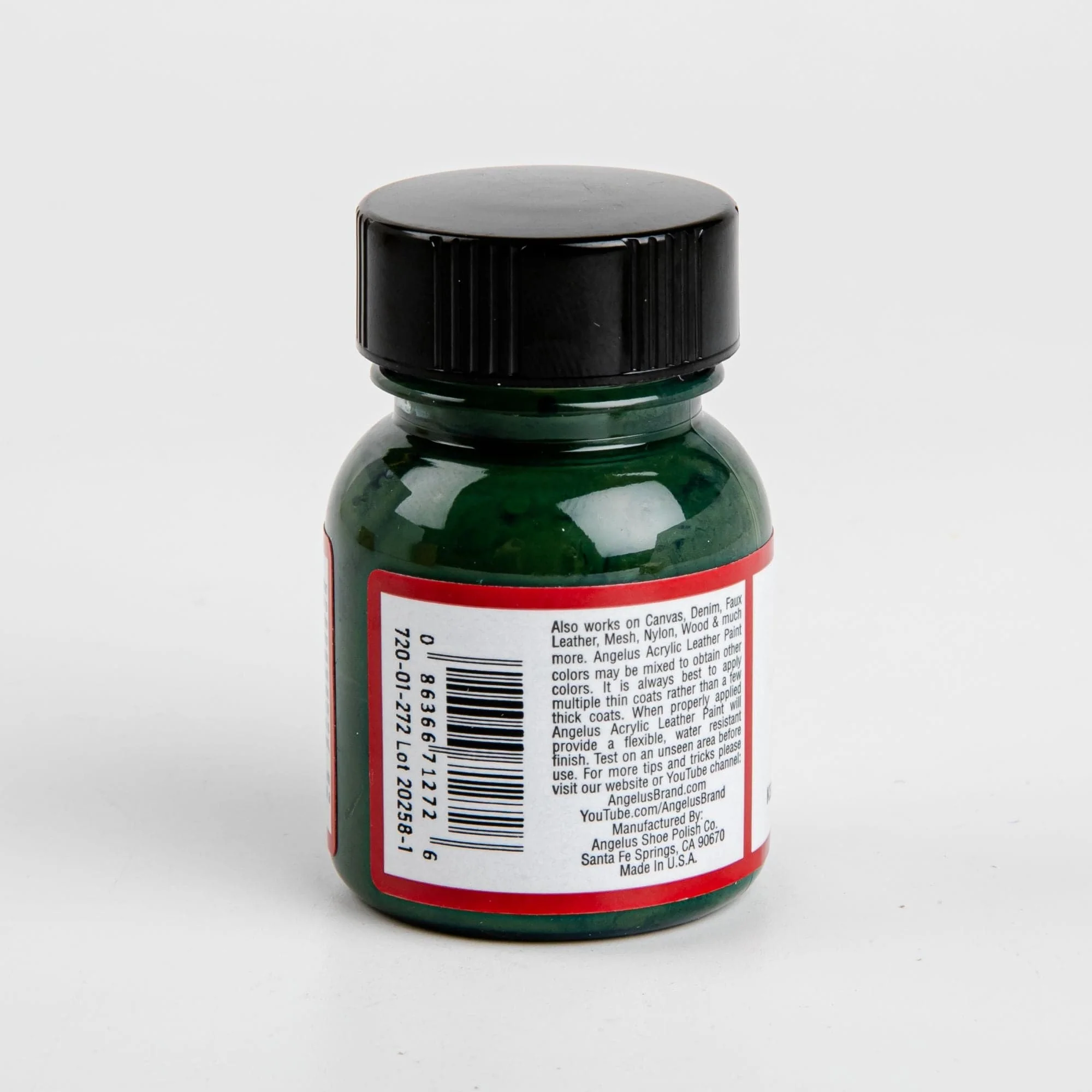 Angelus Acrylic Paint Olive #272 29Ml Use On Leather, Vinyl Or Fabric - Image 2