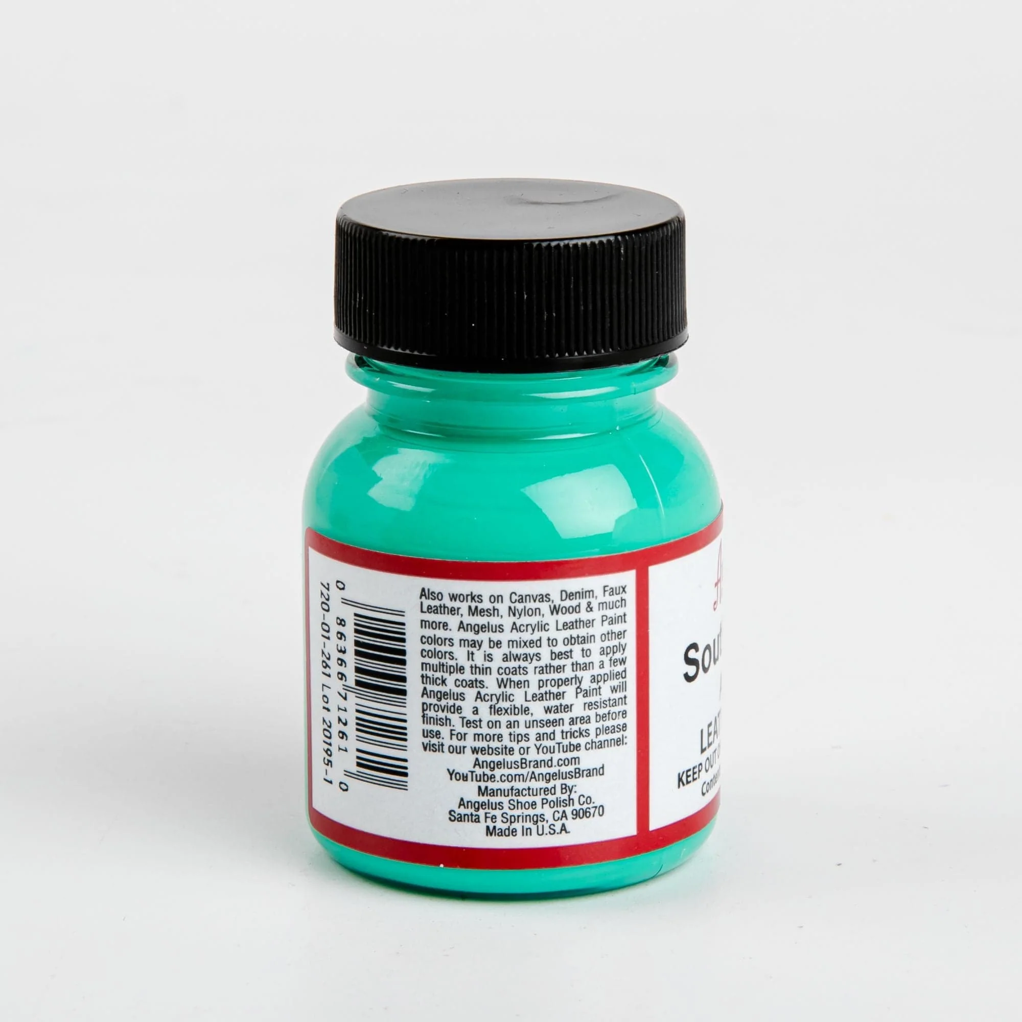 Angelus Acrylic Paint South Beach #261 29Ml Use On Leather, Vinyl Or Fabric - Image 2