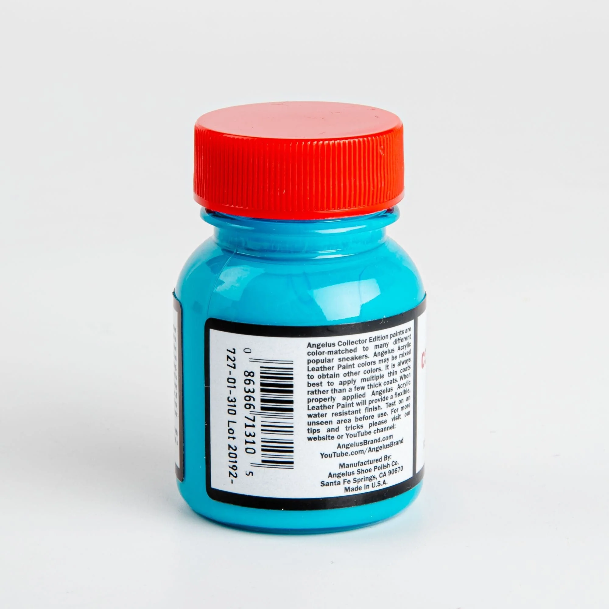Angelus Collectors Edition Acrylic Paint Aqua 8 #310 29Ml Use On Leather, Vinyl Or Fabric - Image 2