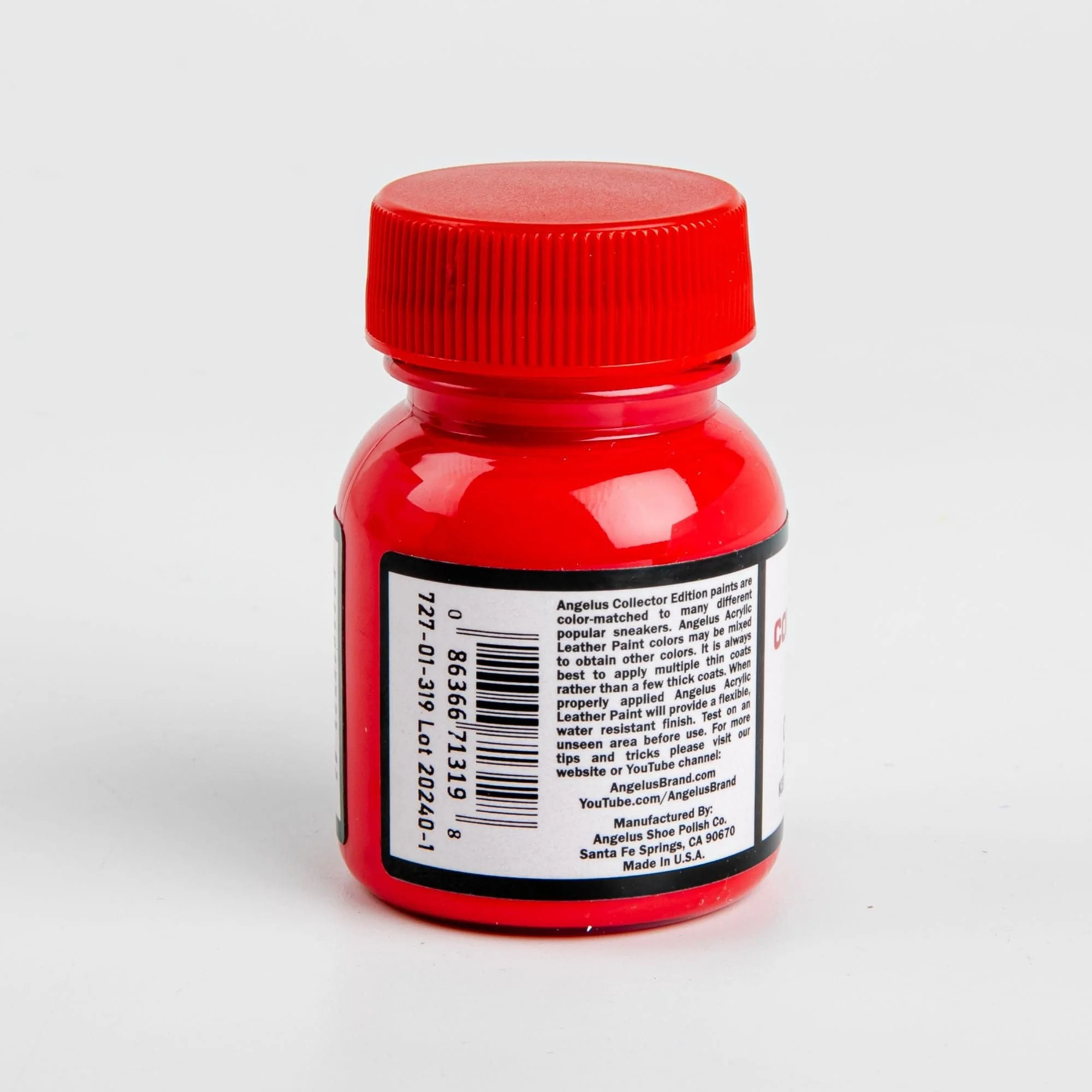 Angelus Collectors Edition Acrylic Paint Infrared #319 29Ml For Leather, Vinyl, Fabric - Image 2