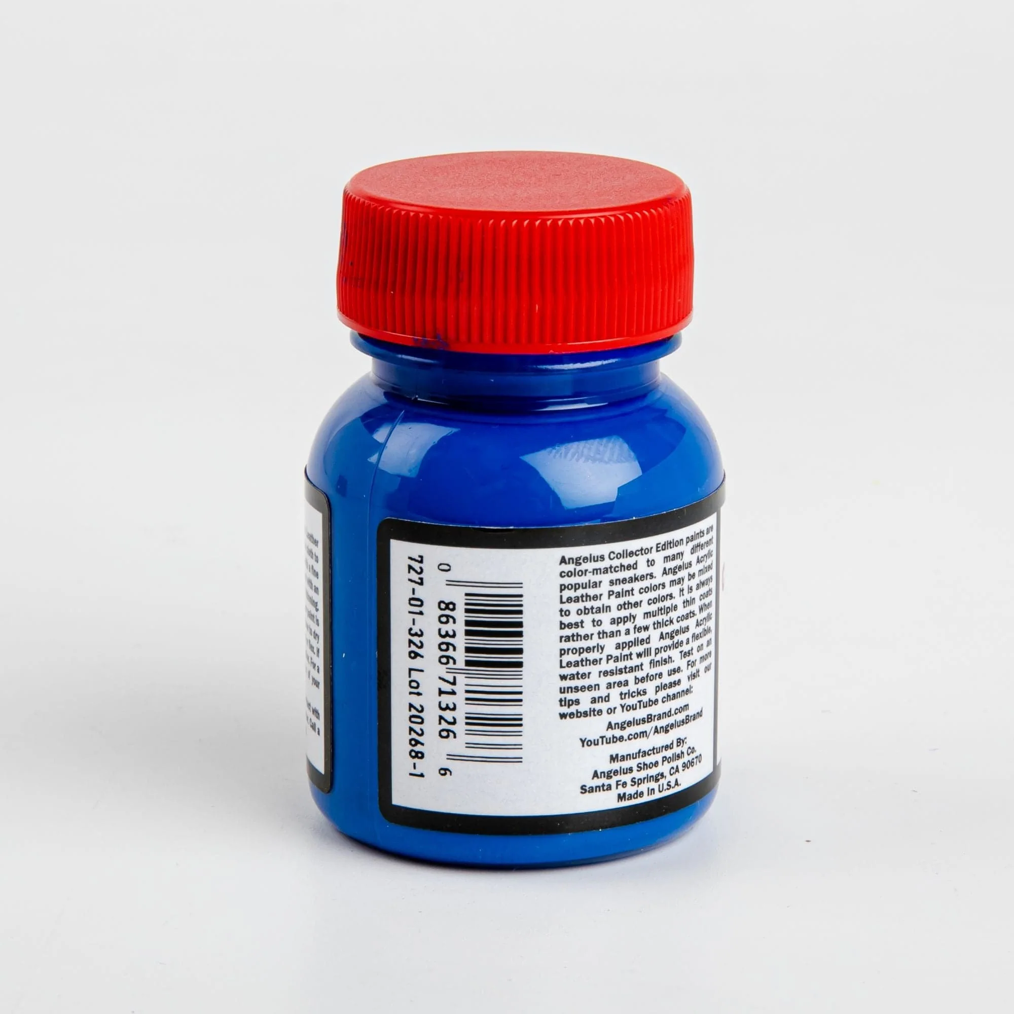 Angelus Collectors Edition Acrylic Paint Royal Blue #326 29Ml For Leather, Vinyl, Fabric - Image 2