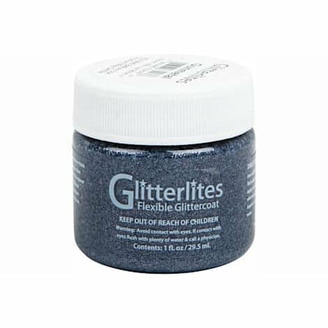 Angelus Glitterlite Acrylic Paint Gunmetal #223 Paint 29Ml