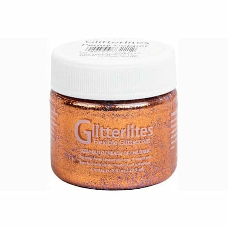 Angelus Glitterlite Acrylic Paint Penny Copper #221 Paint 29Ml