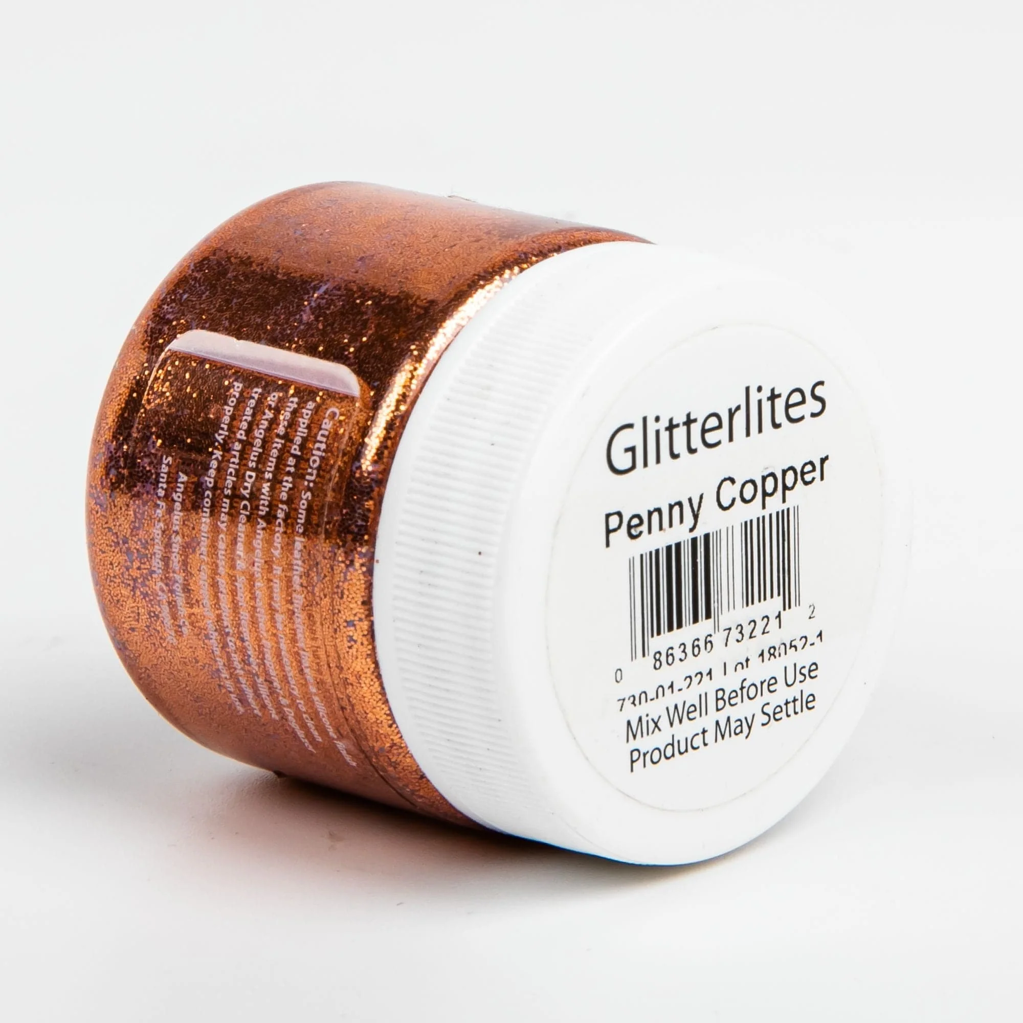 Angelus Glitterlite Acrylic Paint Penny Copper #221 Paint 29Ml - Image 2