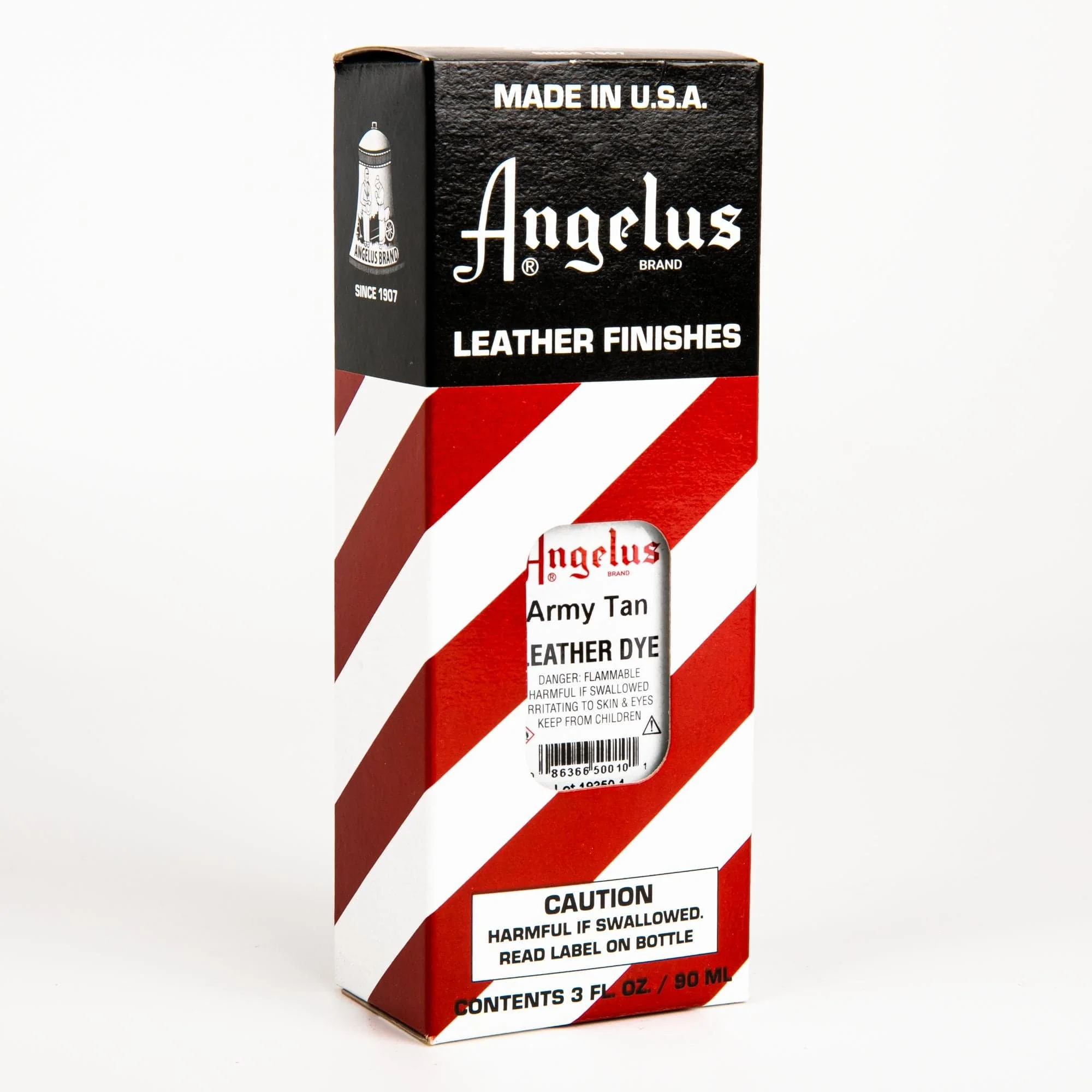Angelus Leather Dye Army Tan #010 3Oz/88.72Ml - Image 3