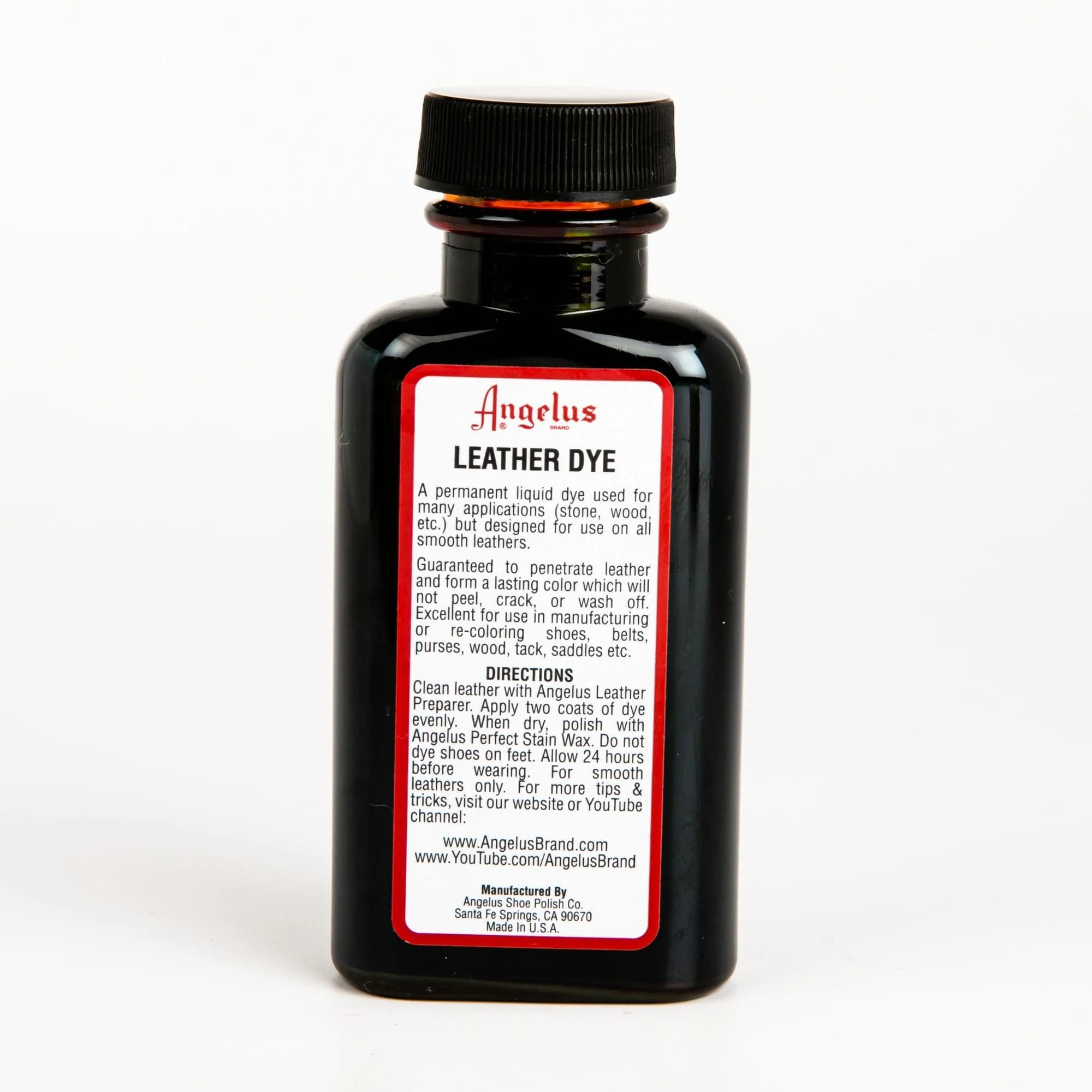 Angelus Leather Dye Bismark Brown #091 3Oz/88.72Ml