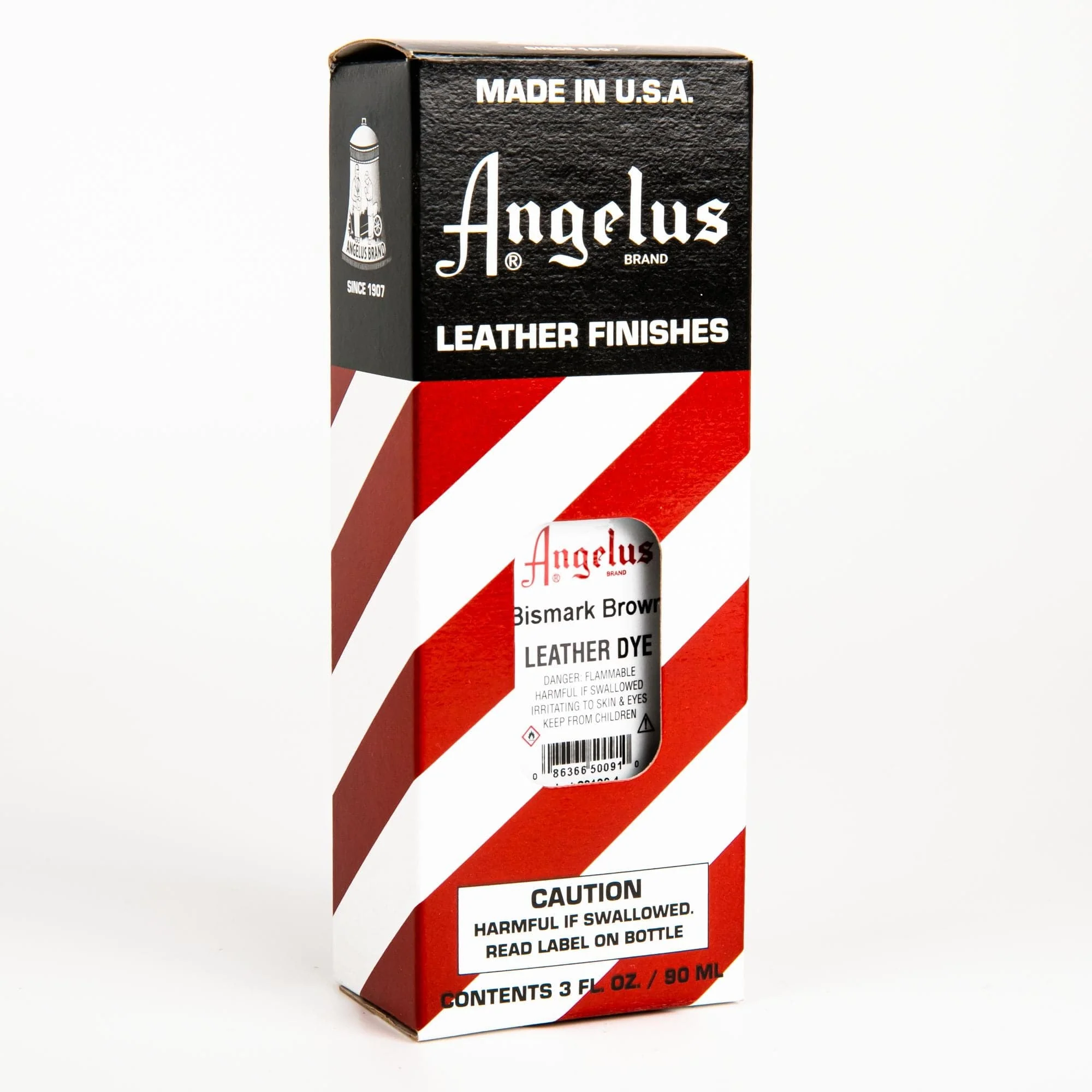 Angelus Leather Dye Bismark Brown #091 3Oz/88.72Ml - Image 2