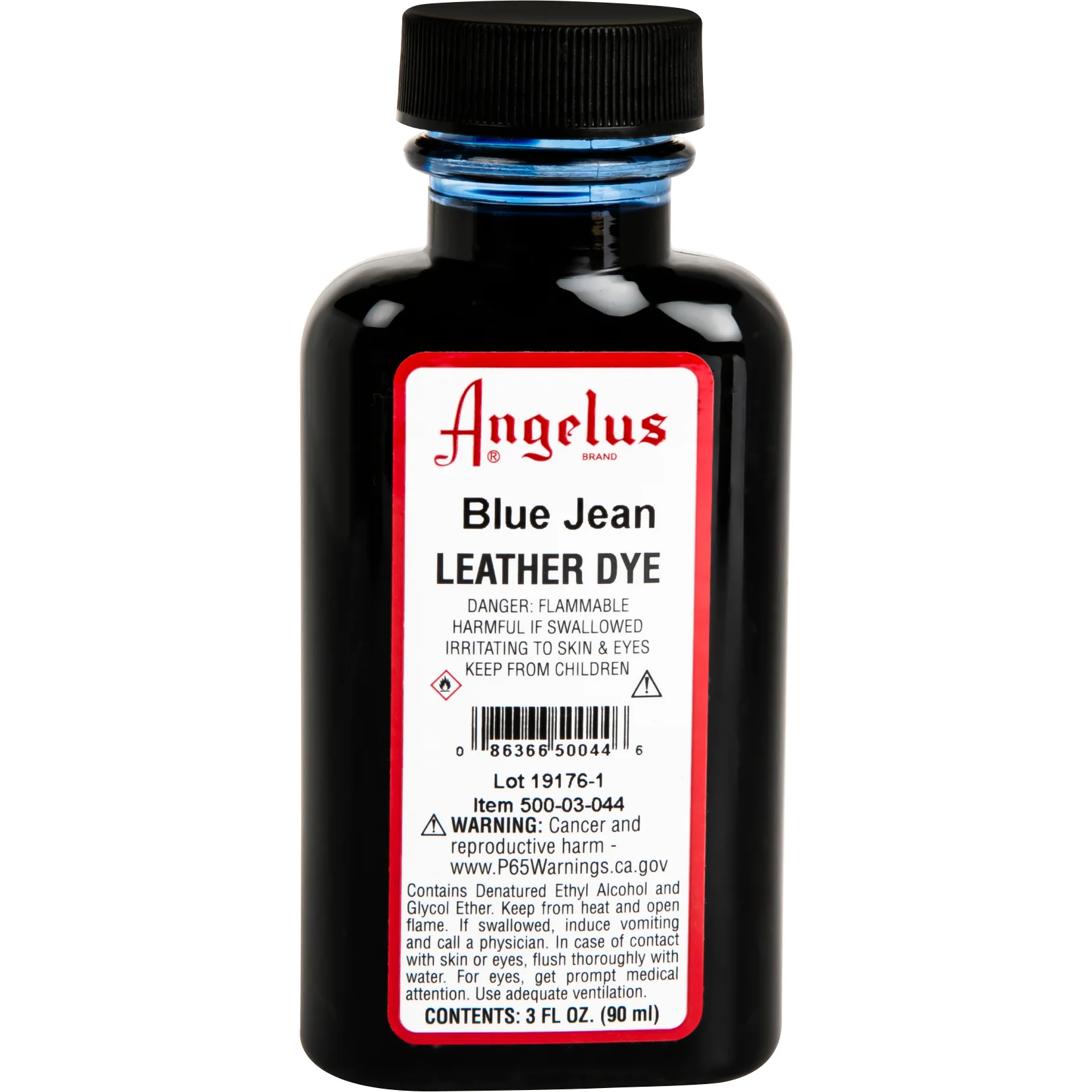 Angelus Leather Dye Blue Jean #044 3Oz/88.72Ml - Image 2