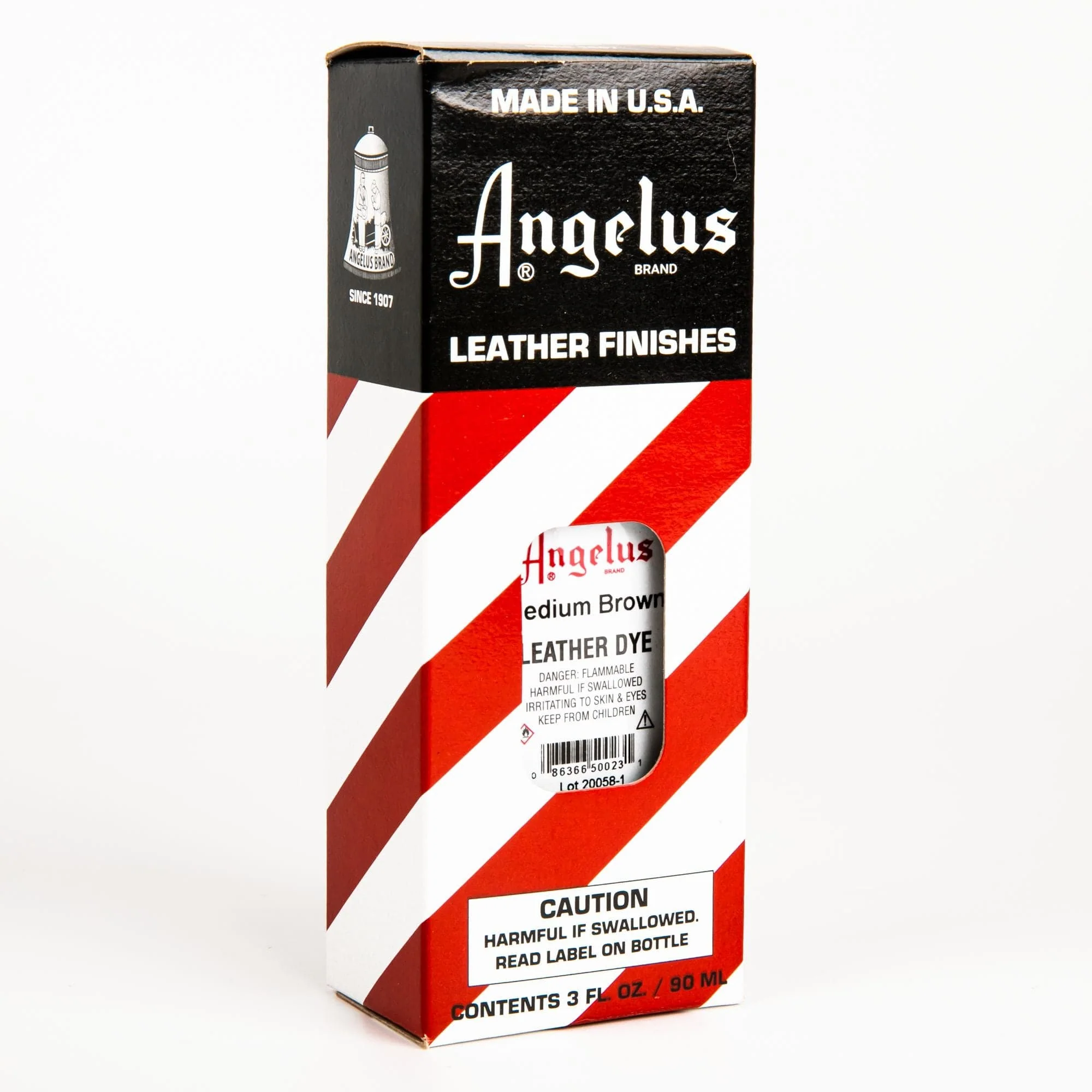 Angelus Leather Dye Med Brown #023 3Oz/88.72Ml - Image 2