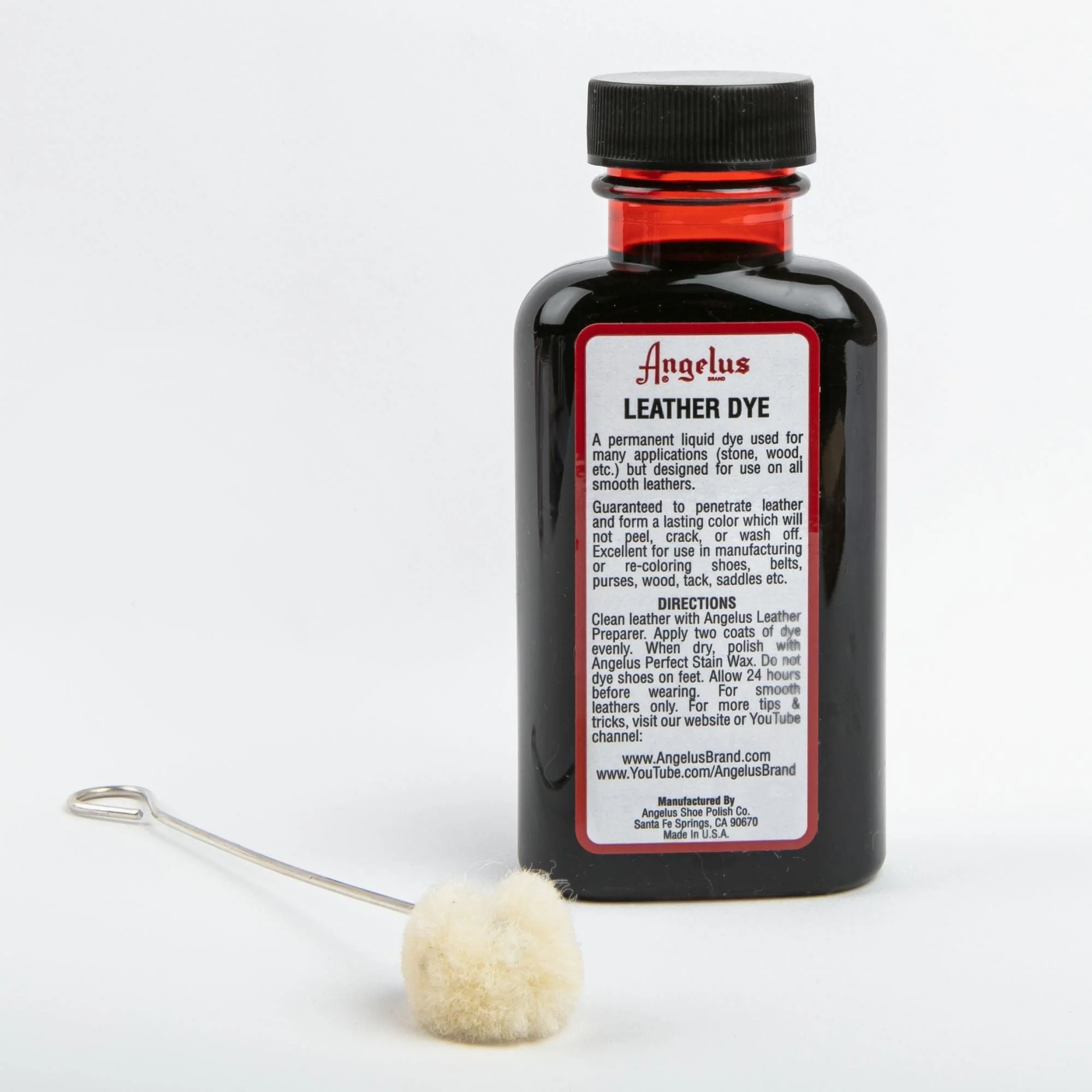 Angelus Leather Dye Oxblood #062 3Oz/88.72Ml - Image 2