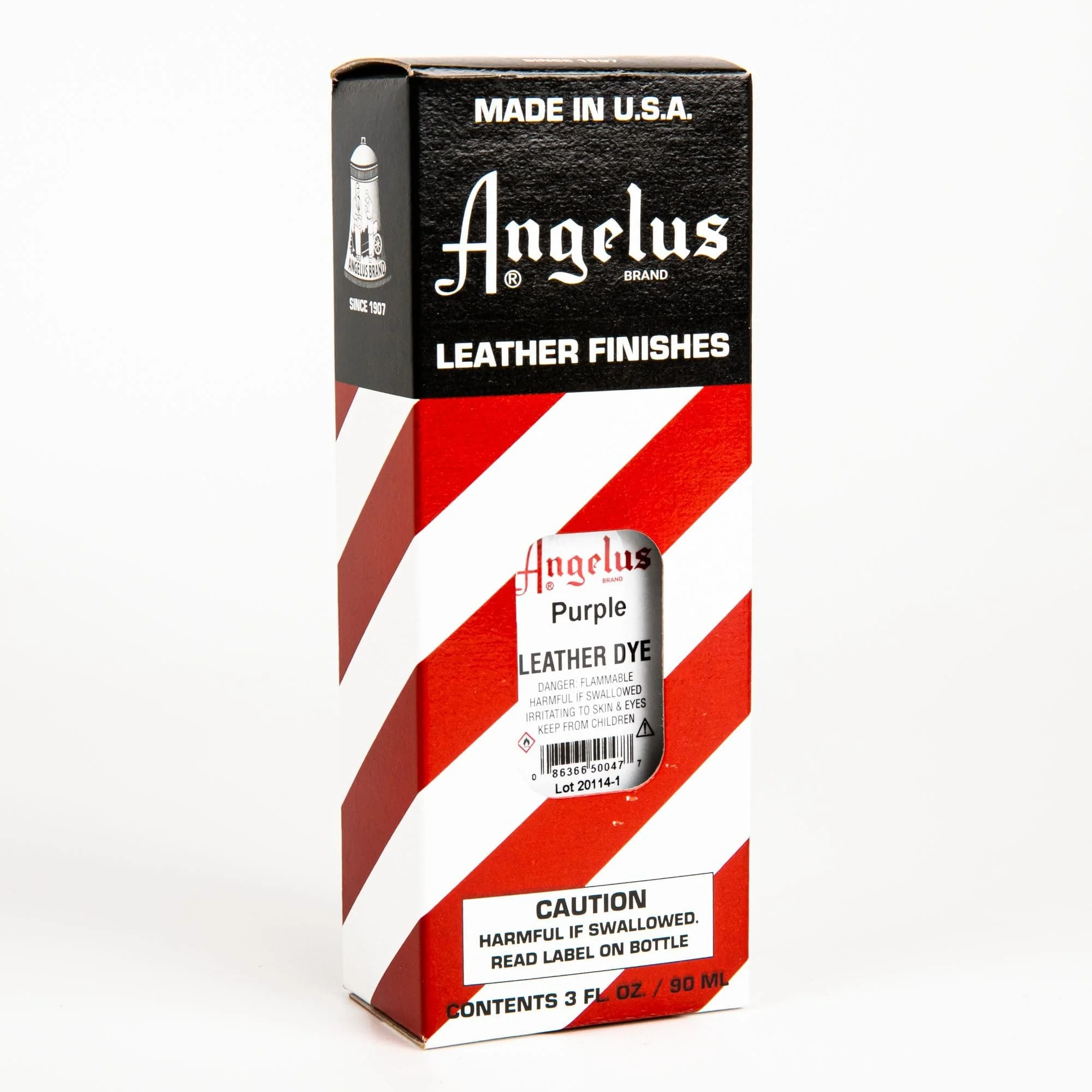 Angelus Leather Dye Purple #047 3Oz/88.72Ml - Image 2