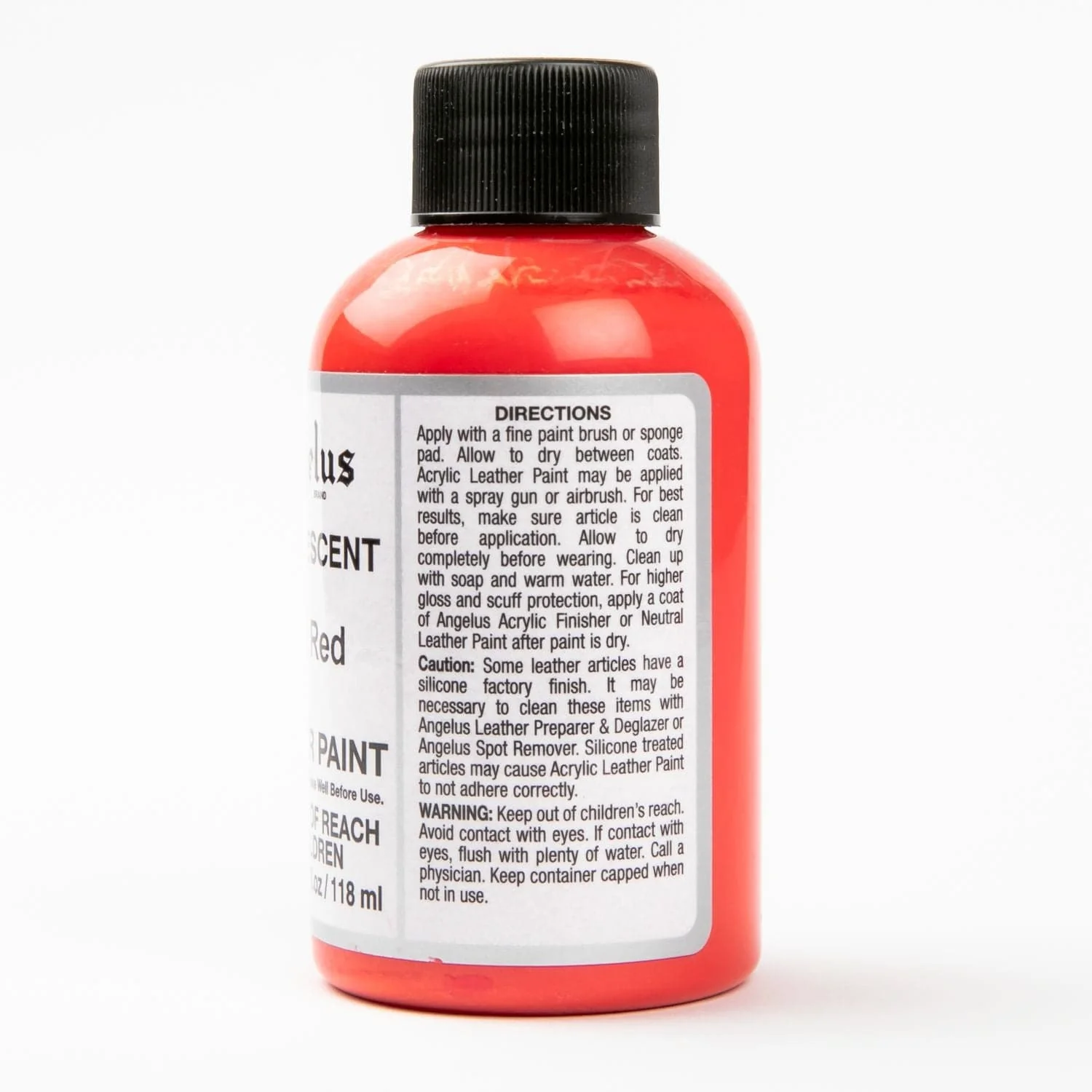 Angelus Pearlescent Acrylic Paint Riot Red #451 118ml Use On Leather, Vinyl Or Fabric - Image 5