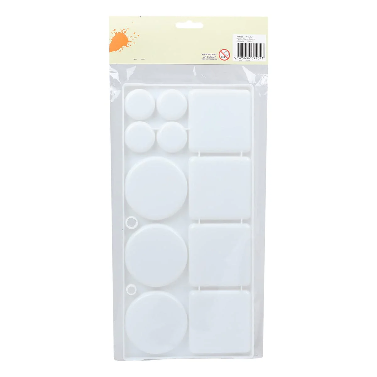 Art Culture Oblong Plastic Palette 11 Wells - Image 4