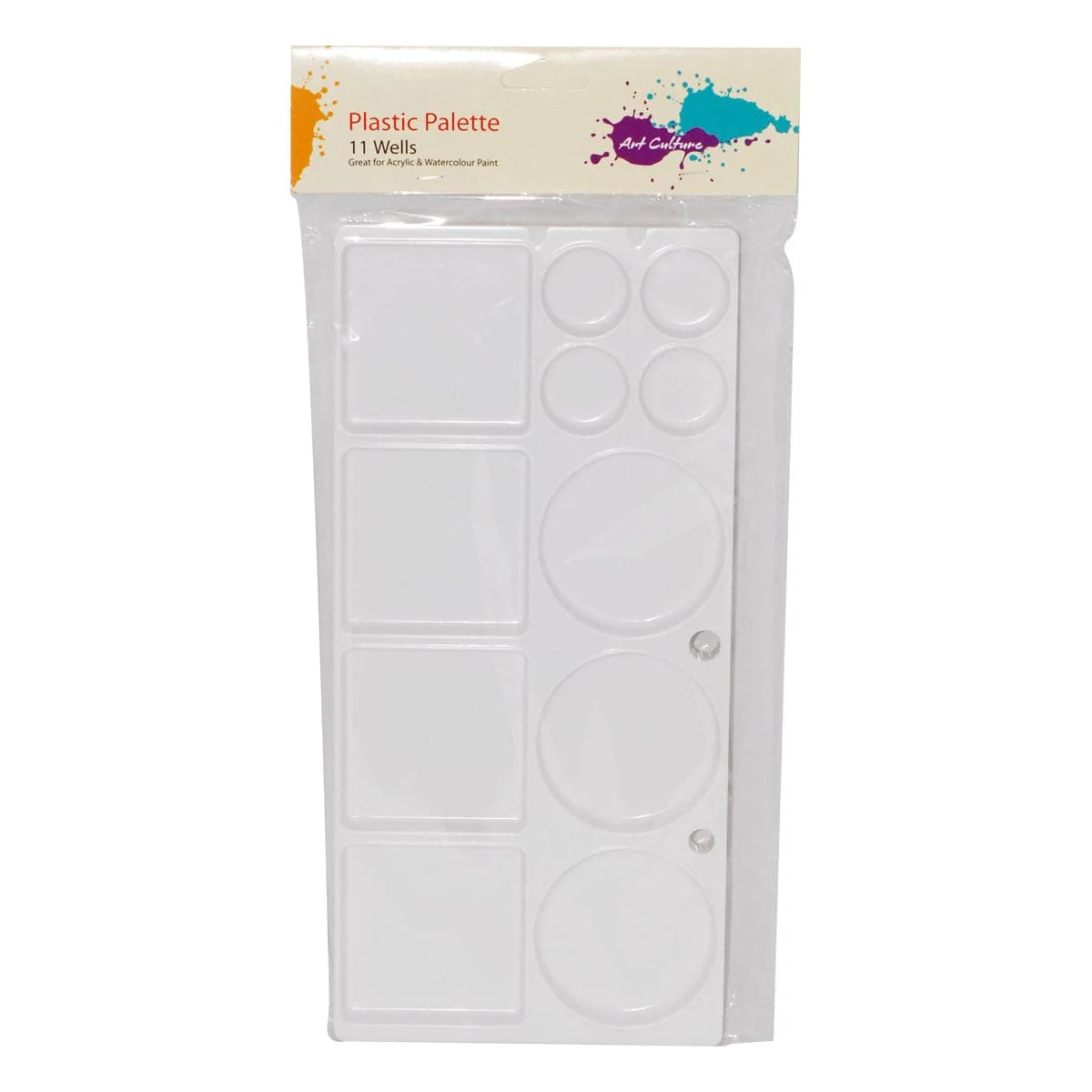 Art Culture Oblong Plastic Palette 11 Wells - Image 5