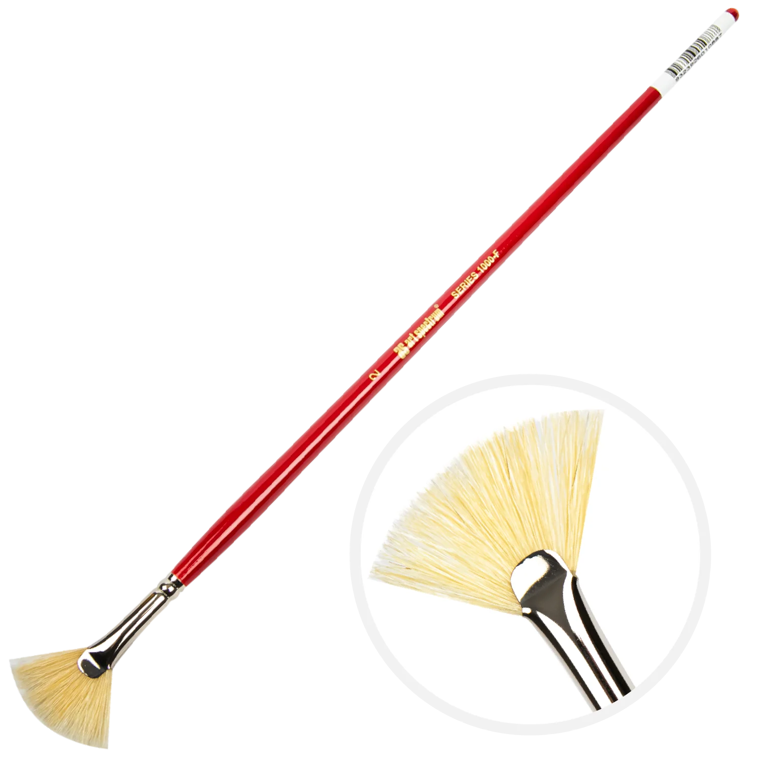 Art Spectrum Brush Series 1000 Interlocked Hog Bristle - Fan Size - 2