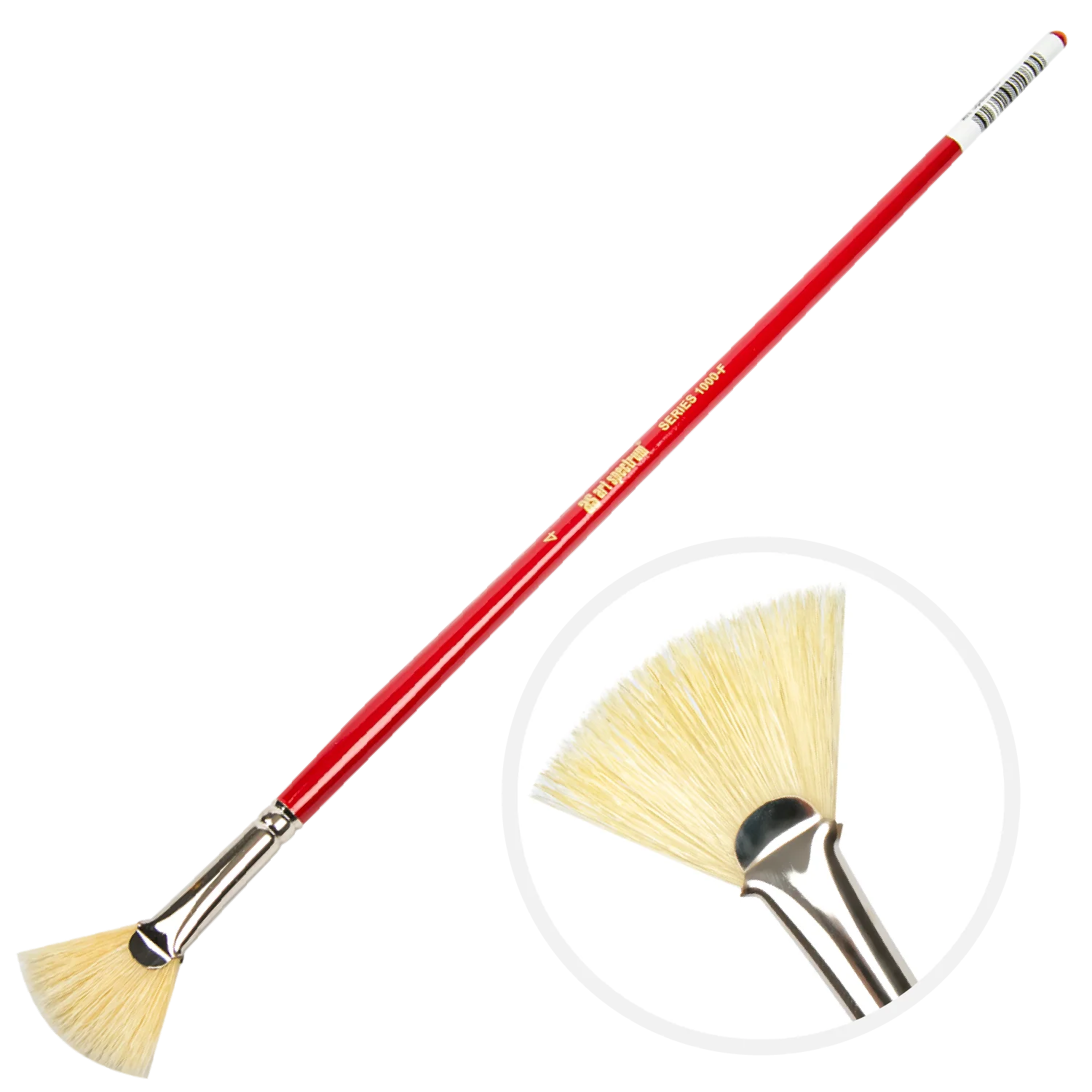 Art Spectrum Brush Series 1000 Interlocked Hog Bristle - Fan Size - 4
