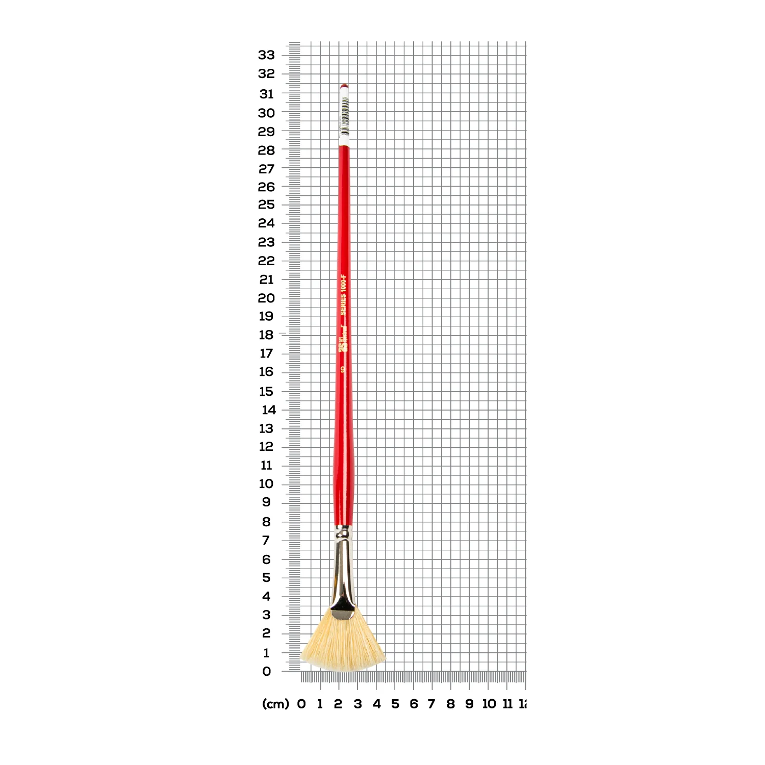 Art Spectrum Brush Series 1000 Interlocked Hog Bristle - Fan Size - 6 - Image 7