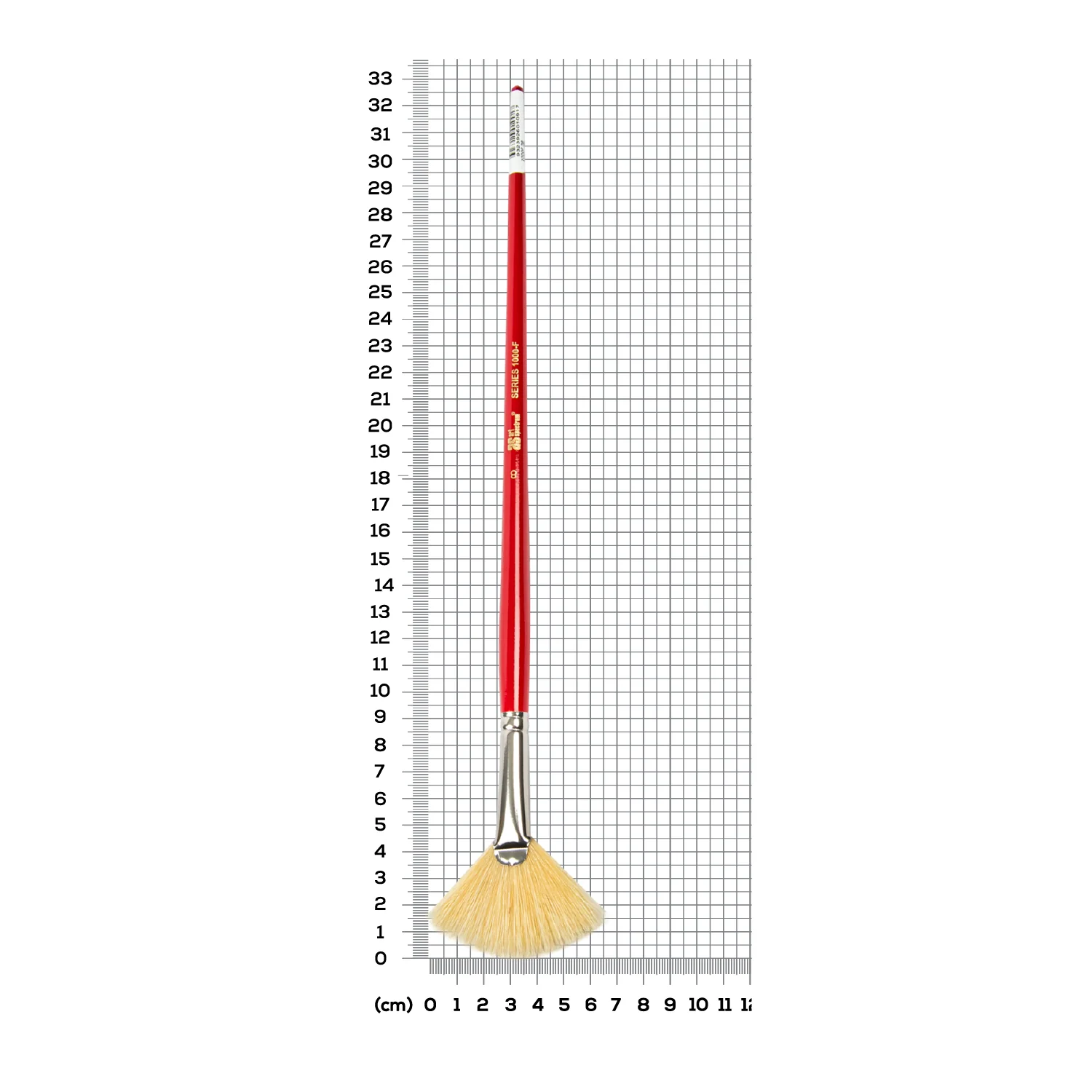 Art Spectrum Brush Series 1000 Interlocked Hog Bristle - Fan Size - 8 - Image 7