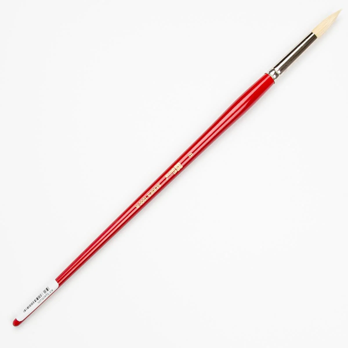 Art Spectrum Brush Series 1000 Interlocked Hog Bristle - Round Size - 8